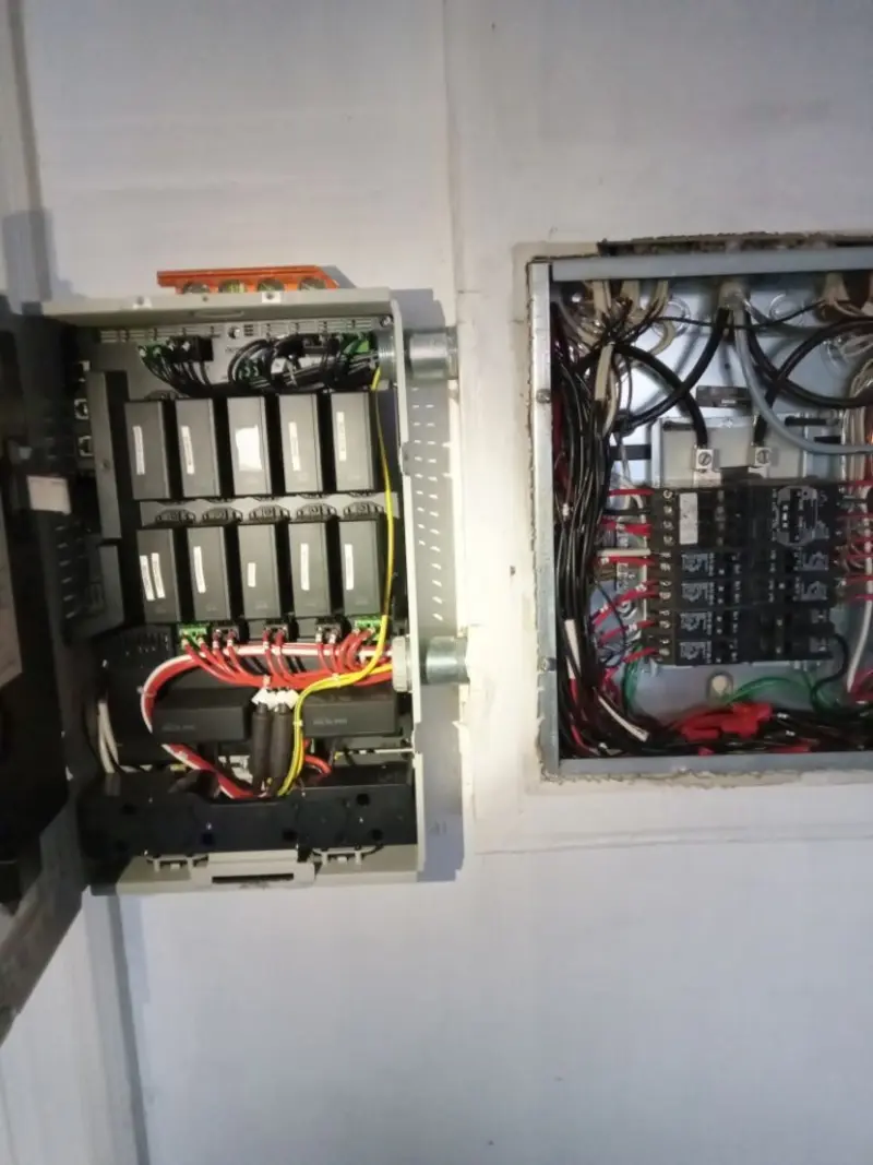 Electrical panel upgrade completed for Security Camera Wiring in Delray Beach